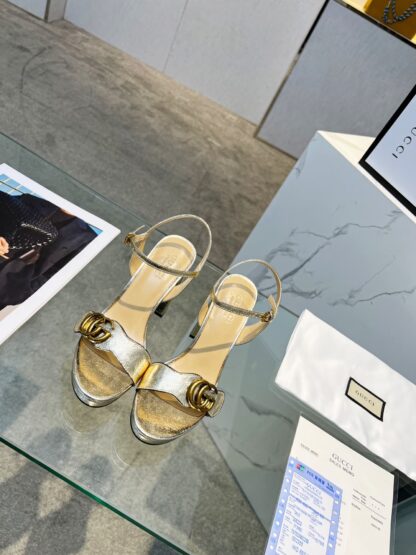 Gucci's new horsebit chunky heel shoes for early spring