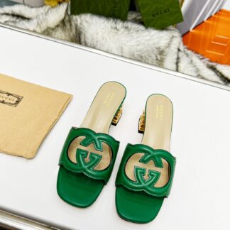 Gucci mid-heel slippers