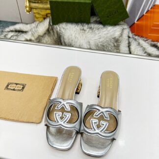 Gucci mid-heel slippers