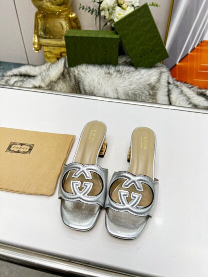 Gucci mid-heel slippers
