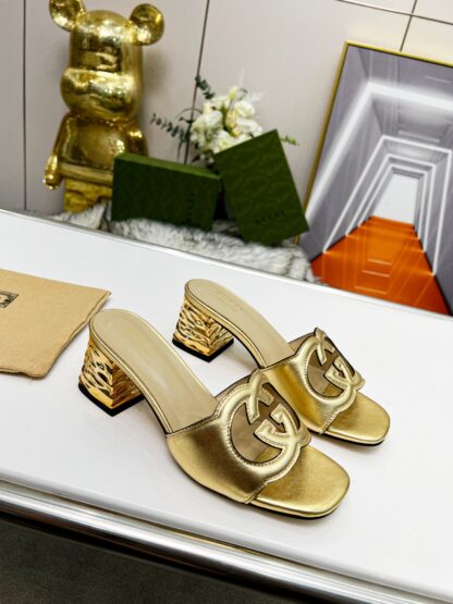 Gucci mid-heel slippers - Image 2