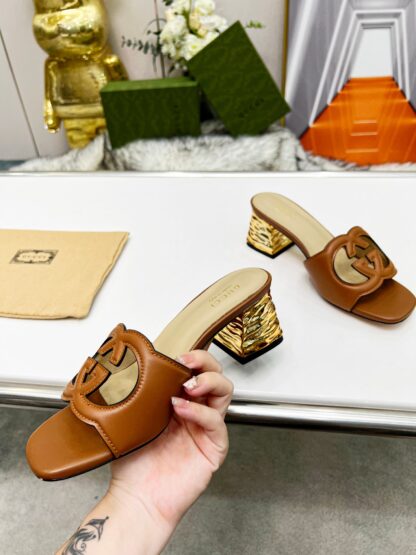 Gucci mid-heel slippers - Image 2