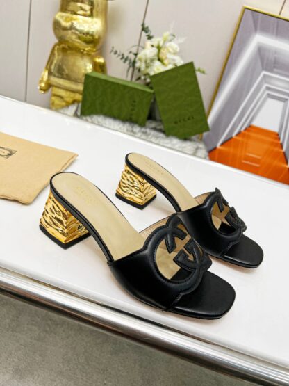 Gucci mid-heel slippers - Image 2