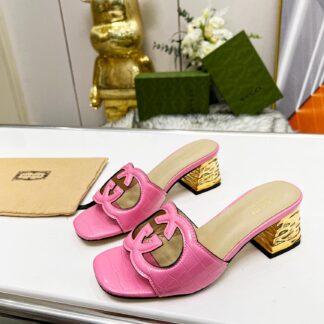 Gucci mid-heel slippers