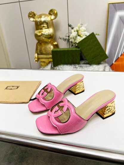 Gucci mid-heel slippers - Image 2