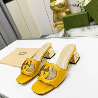 Gucci mid-heel slippers