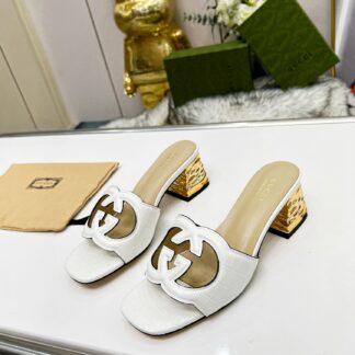 Gucci mid-heel slippers