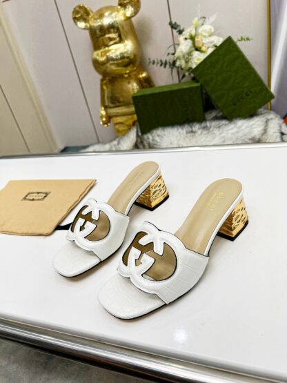 Gucci mid-heel slippers - Image 2