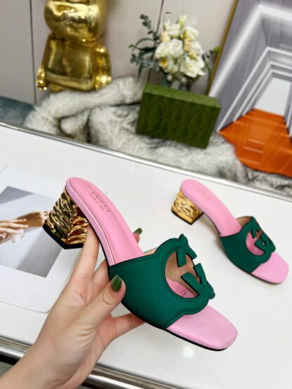 Gucci mid-heel slippers - Image 2