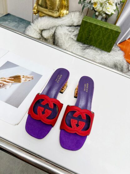Gucci mid-heel slippers - Image 2
