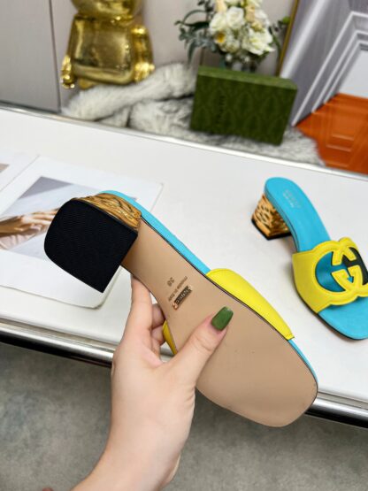 Gucci mid-heel slippers - Image 2