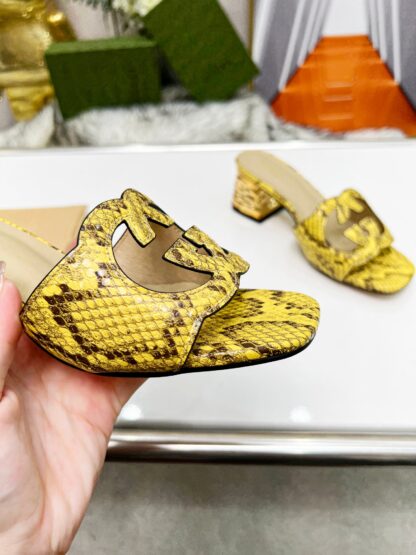 Gucci mid-heel slippers - Image 2