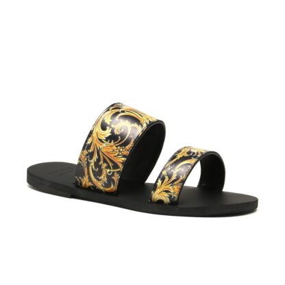 VERSACE flat printed sandals - Image 2