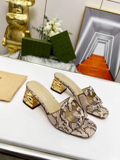 Gucci mid-heel slippers - Image 2