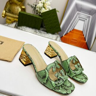 Gucci mid-heel slippers