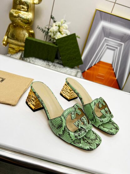 Gucci mid-heel slippers - Image 2