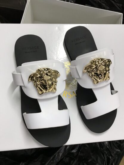 VERSACE new flat sandals
