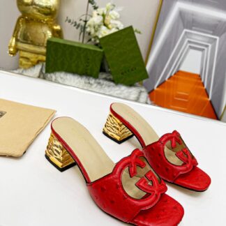 Gucci mid-heel slippers