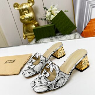 Gucci mid-heel slippers