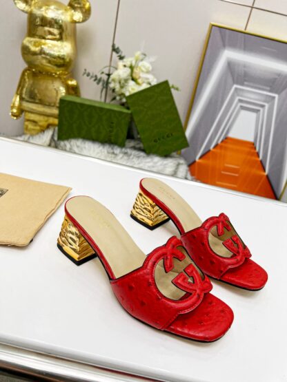 Gucci mid-heel slippers - Image 2