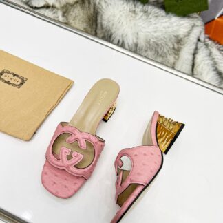 Gucci mid-heel slippers