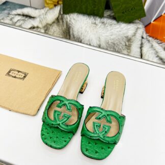Gucci mid-heel slippers