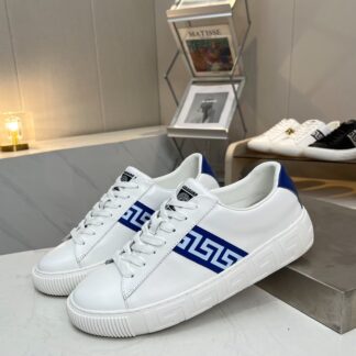 VERSACE new versatile canvas jacquard pattern casual men's shoes