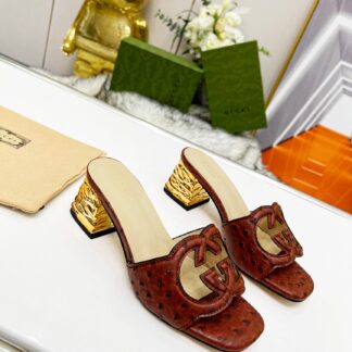 Gucci mid-heel slippers