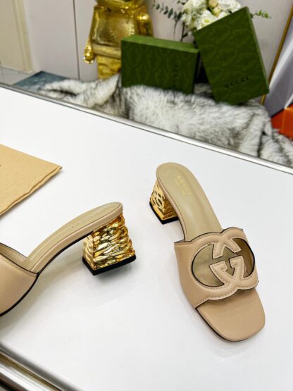 Gucci mid-heel slippers - Image 2