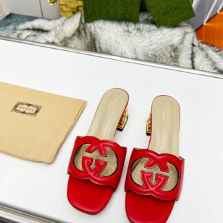 Gucci mid-heel slippers