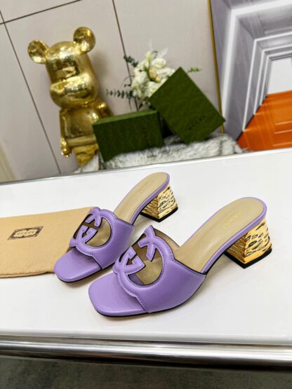 Gucci mid-heel slippers - Image 2