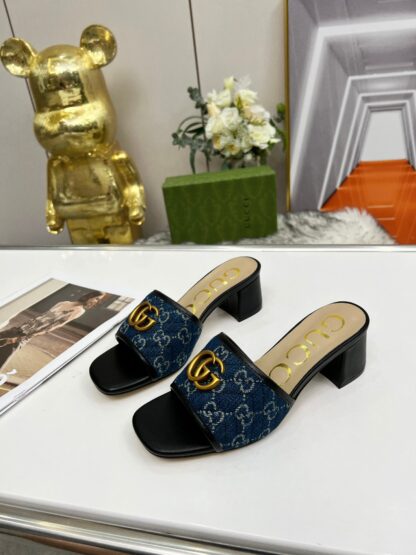 Gucci mid-heel slippers