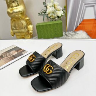 Gucci mid-heel slippers