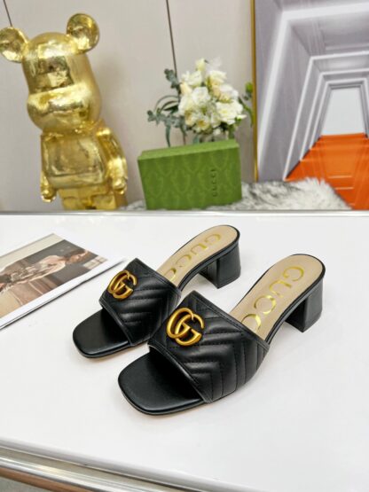 Gucci mid-heel slippers