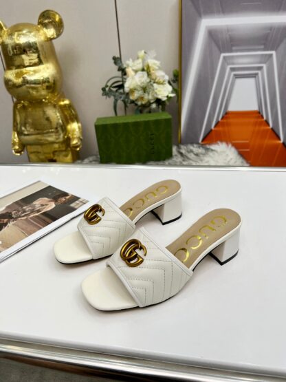 Gucci mid-heel slippers