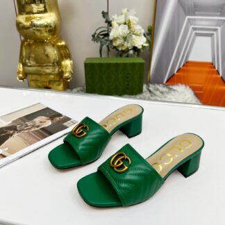 Gucci mid-heel slippers
