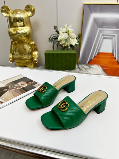Gucci mid-heel slippers