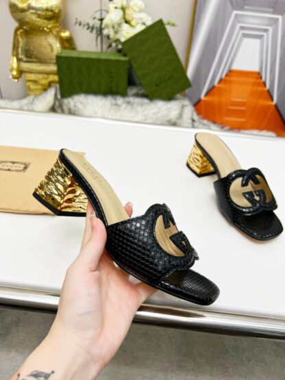 Gucci mid-heel slippers - Image 2