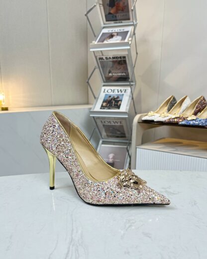 VERSACE stylish classic new style women's high heels - Image 2