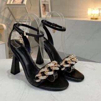 VERSACE Fashion Chain Sandals High Heels