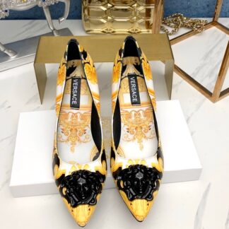 VERSACE Fashion Print Trendy High Heels
