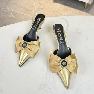 VERSACE new bow exquisite sandals high heels