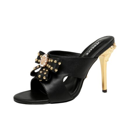 VERSACE new bow exquisite sandals high heels - Image 2
