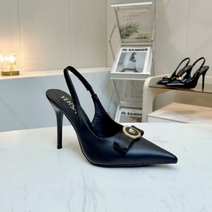 VERSACE New Women's Slingback High Heels - Image 2