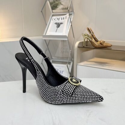 VERSACE new women's diamond high heels - Image 2