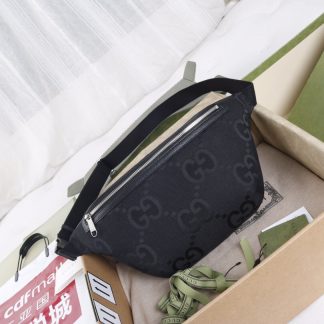 Gucci all-black design classic crossbody bag