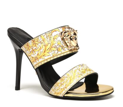 VERSACE New Printed Sandals High Heels - Image 2