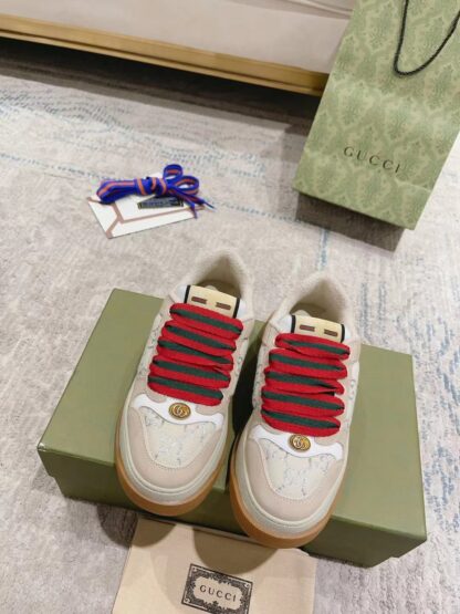 Gucci Chunky B series sneakers, couple style small fat thick-soled dirty shoes