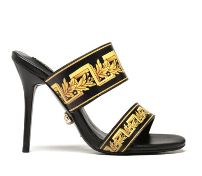 VERSACE PRINTED SANDALS HIGH HEELS - Image 2