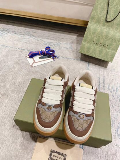 Gucci Chunky B series sneakers, couple style small fat thick-soled dirty shoes